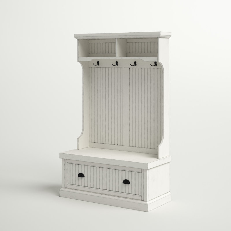 Sand & Stable Carmel Hall Tree 40'' Wide with Bench and Shoe Storage